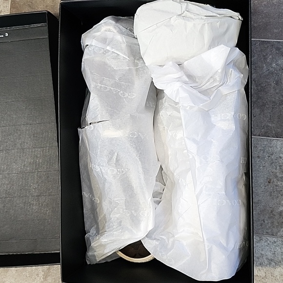 COACH VRSTY SLIP SNKR Mahoney color men's 12D - Picture 3 of 8